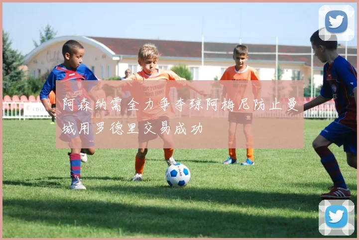 阿森纳需全力争夺琼阿梅尼防止曼城用罗德里交易成功